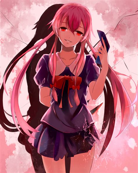 yuno gasai art|yuno gasai anime.